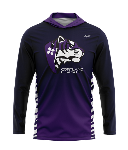 Cortland Purple Tigers Esports Elite Lightweight Hoodie