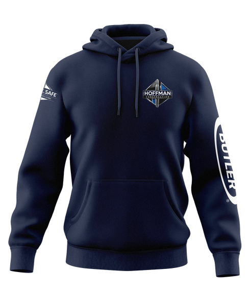 Hoffman Construction Navy Hoodie
