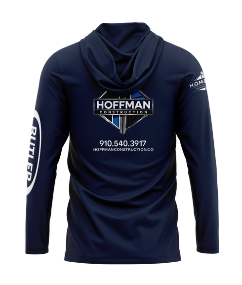 Hoffman Construction Navy Lightweight Hoodie