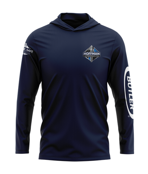 Hoffman Construction Navy Lightweight Hoodie