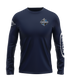 Hoffman Construction Navy L/S T-shirt