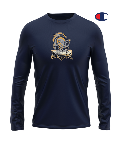 Notre Dame Crusaders Pro L/S Crew Neck