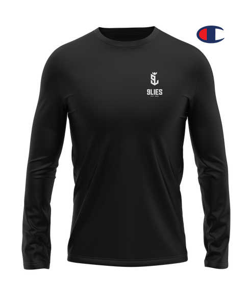 9Lies Esports B&W Pro L/S Crew Neck
