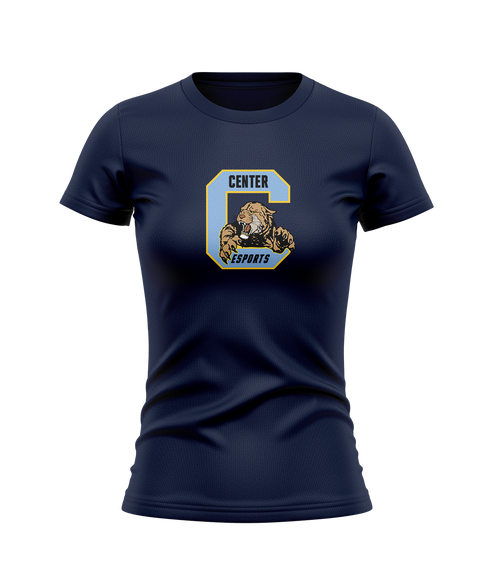 Center HS Esports S/S Ladies Tri-Blend T-shirt