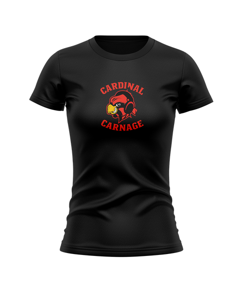 Cardinal Carnage Esports S/S Ladies Tri-Blend T-shirt