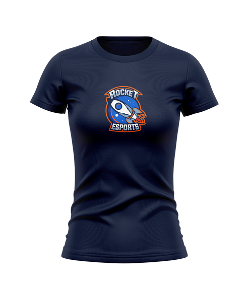 INDLS Rocket Esports S/S Ladies Tri-Blend T-shirt
