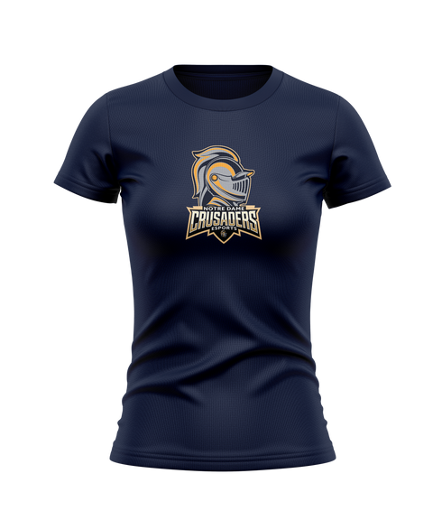 Notre Dame Crusaders S/S Ladies Tri-Blend T-shirt