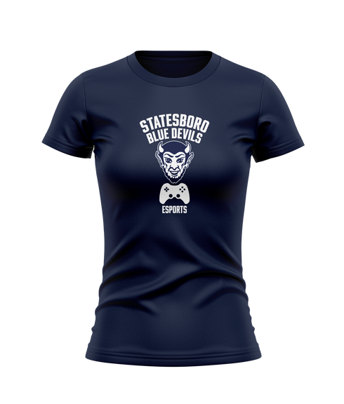 Statesboro Blue Devils Esports S/S Ladies Tri-Blend T-shirt
