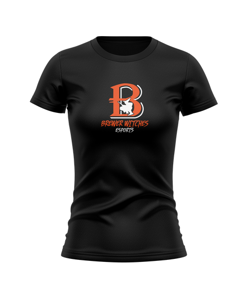 Brewer Witches HS Esports S/S Ladies Tri-Blend T-shirt