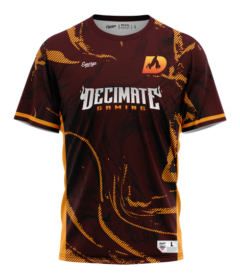 Decimate Gaming '26 Red Elite Crew Neck Jersey