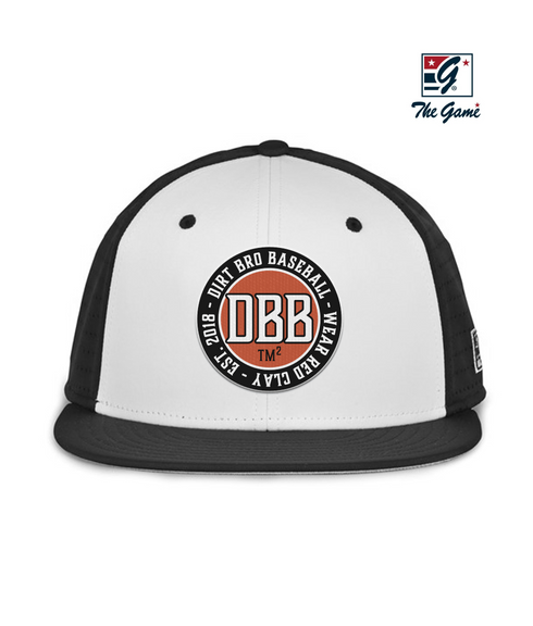 Dirt Bro Baseball Black & White Game Changer Hat