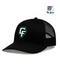 Cape Fear Ghost Crabs Black Snapback Trucker Hat
