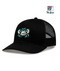 Cape Fear Ghost Crabs Black Logoed Snapback Trucker Hat