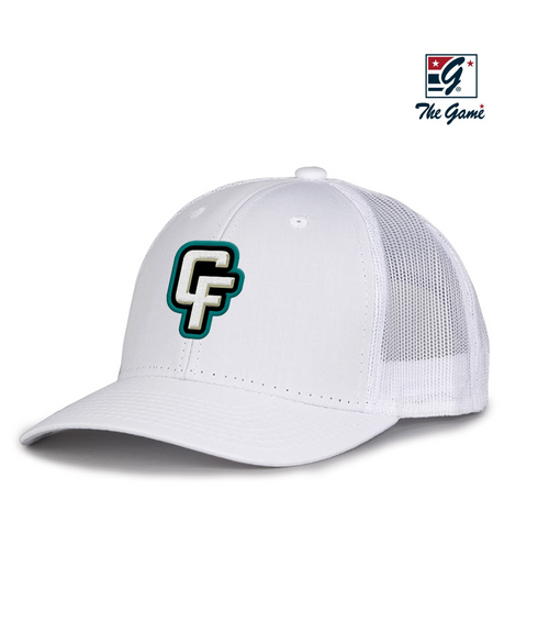 Cape Fear Ghost Crabs White Snapback Trucker Hat