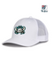 Cape Fear Ghost Crabs White Logoed Snapback Trucker Hat