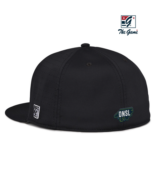 Cape Fear Ghost Crabs Black Logoed Game Changer Hat