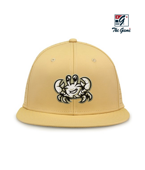 Cape Fear Ghost Crabs Gold Logoed Game Changer Hat