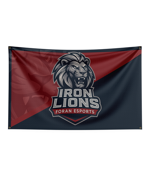 Foran Lions Esports Elite 3' x 2' Flag