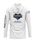Hoffman Construction White Lightweight Hoodie