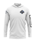 Hoffman Construction White Lightweight Hoodie
