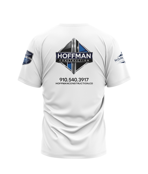 Hoffman Construction White S/S T-shirt