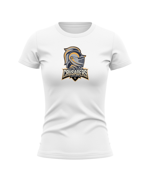 Notre Dame Crusaders S/S Ladies Tri-Blend T-shirt