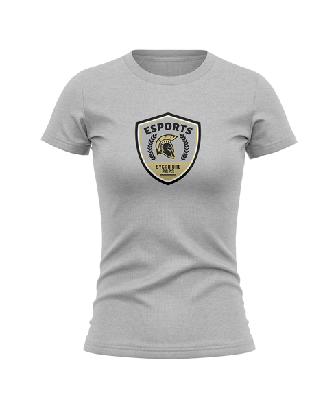 Sycamore Spartans HS Esports S/S Ladies Tri-Blend T-shirt