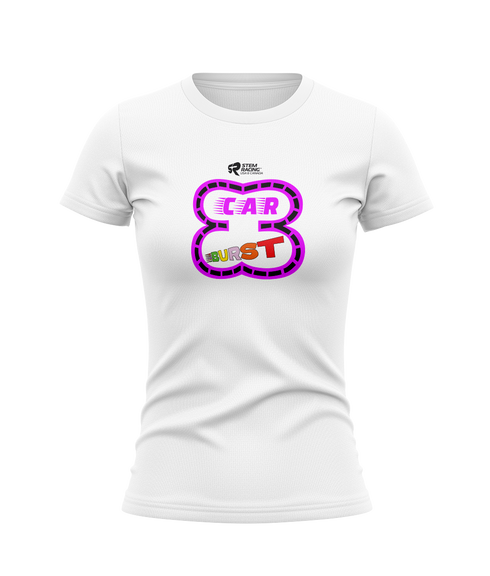 3CarBurst STEM Racing S/S Ladies Tri-Blend T-shirt