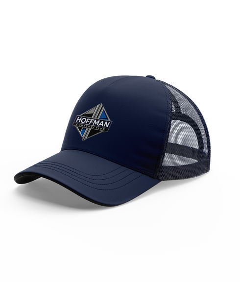 Hoffman Construction Navy Snapback Trucker Hat