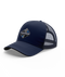 Hoffman Construction Navy Snapback Trucker Hat