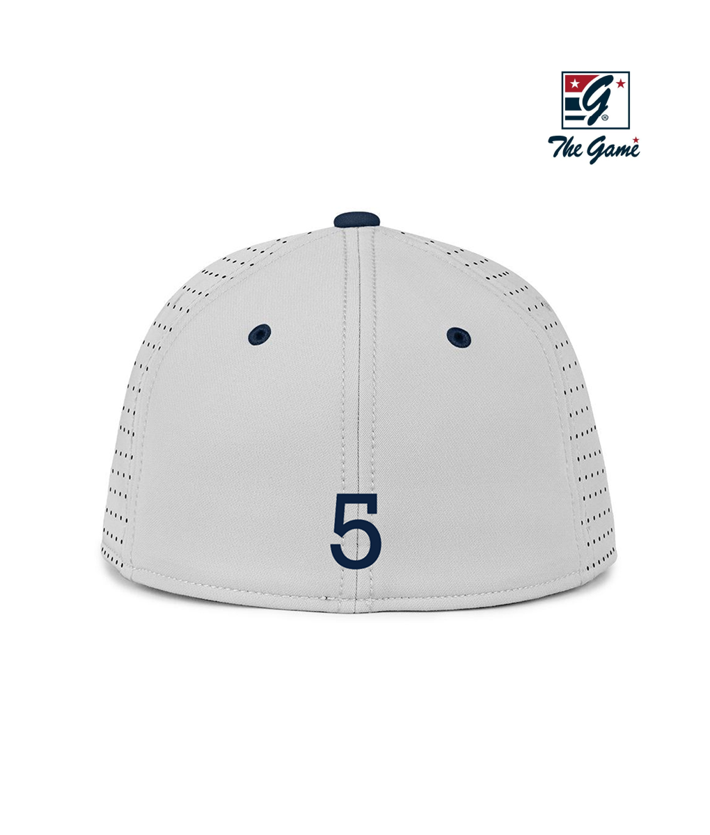Carolina Force White / Navy Perforated Game Changer Hat Emerge Apparel