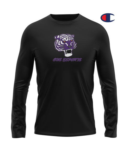 Retro Cortland Purple Tigers Pro L/S Crew Neck