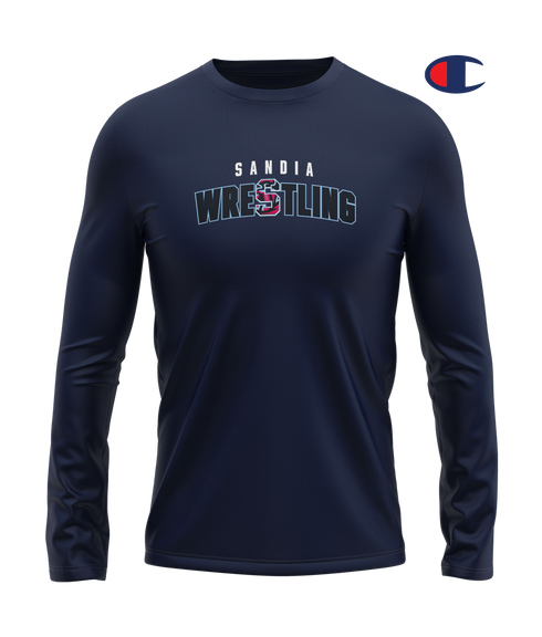 Sandia Wrestling L/S Crew Neck