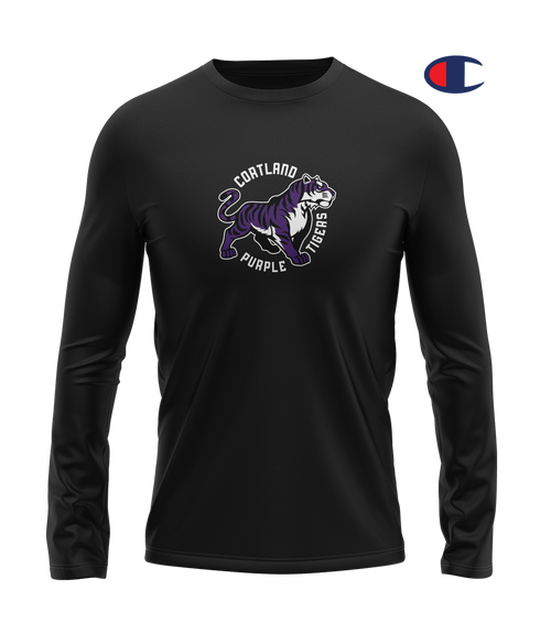Cortland Purple Tigers Pro L/S Crew Neck