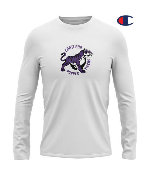 Cortland Purple Tigers Pro L/S Crew Neck