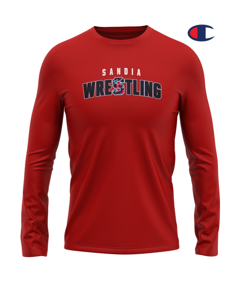 Sandia Wrestling L/S Crew Neck