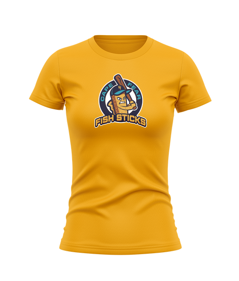 Cape Fear Fish Sticks Ladies Performance Crew Neck T-shirt