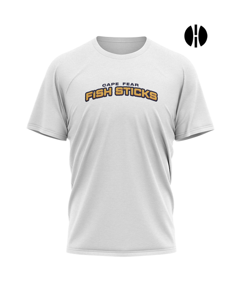 Cape Fear Fish Sticks Word Mark S/S Performance T-shirt