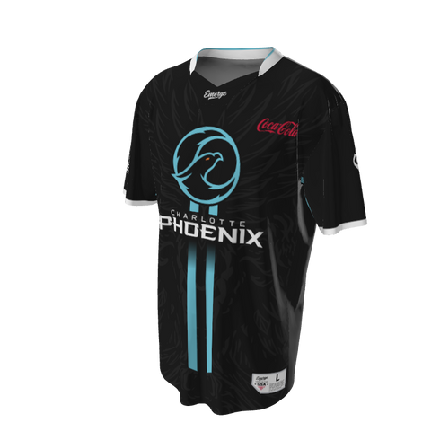 Charlotte Phoenix (Emerge) CLT Phoenix - 2022 Home Black v2 CLT Phoenix - 2023 Jersey. (x 2)