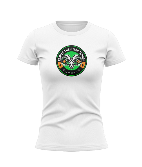 Family Christian School Esports S/S Ladies Tri-Blend T-shirt