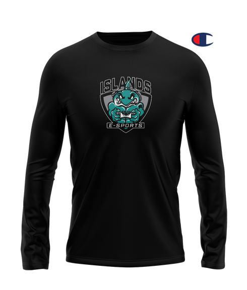 Islands High School Sharks Pro L/S Crew Neck