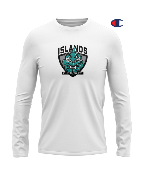 Islands High School Sharks Pro L/S Crew Neck