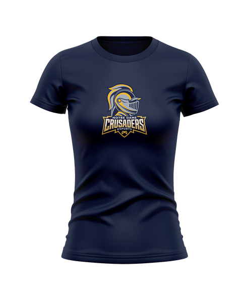 Notre Dame Crusaders S/S Ladies Tri-Blend T-shirt