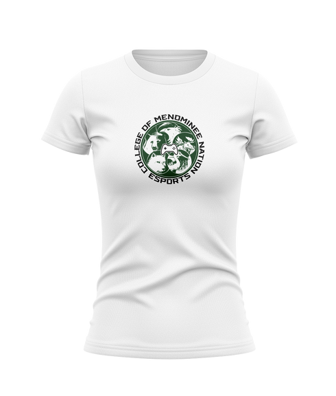 College of Menominee Esports S/S Ladies Tri-Blend T-shirt