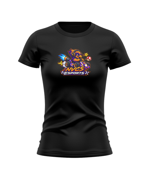 New Vision Charter School Esports S/S Ladies Tri-Blend T-shirt