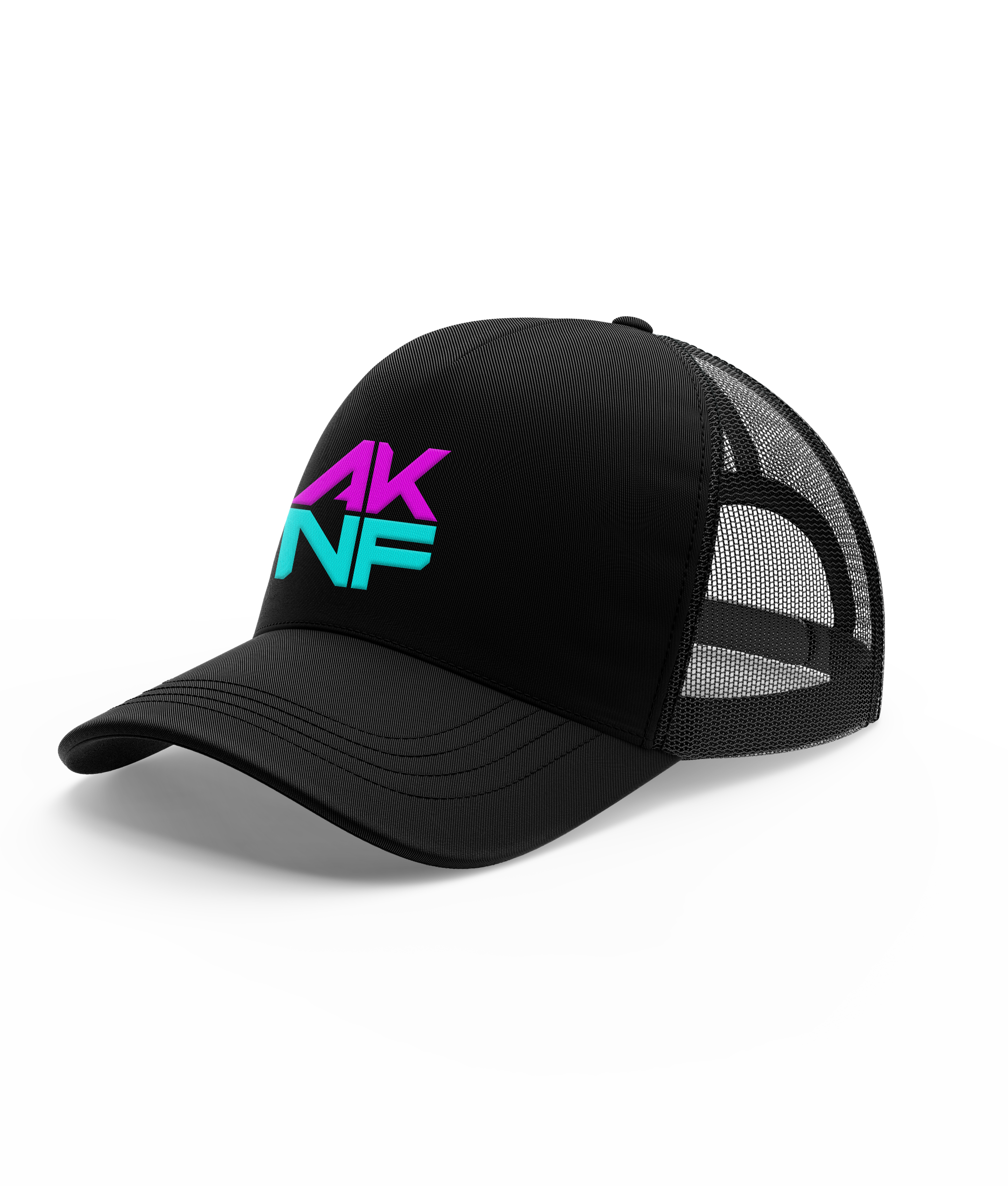 AKRF Flex Fit Performance Flat Brim, Black or Grey – AKRaceFab